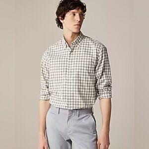 J.CREW: Slim Secret Wash cotton poplin shirt NIB